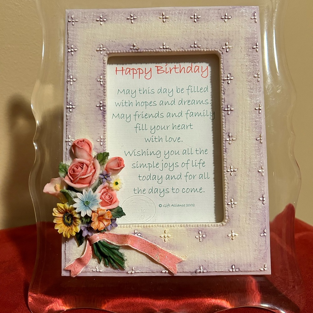 Happy Birthday musical frame